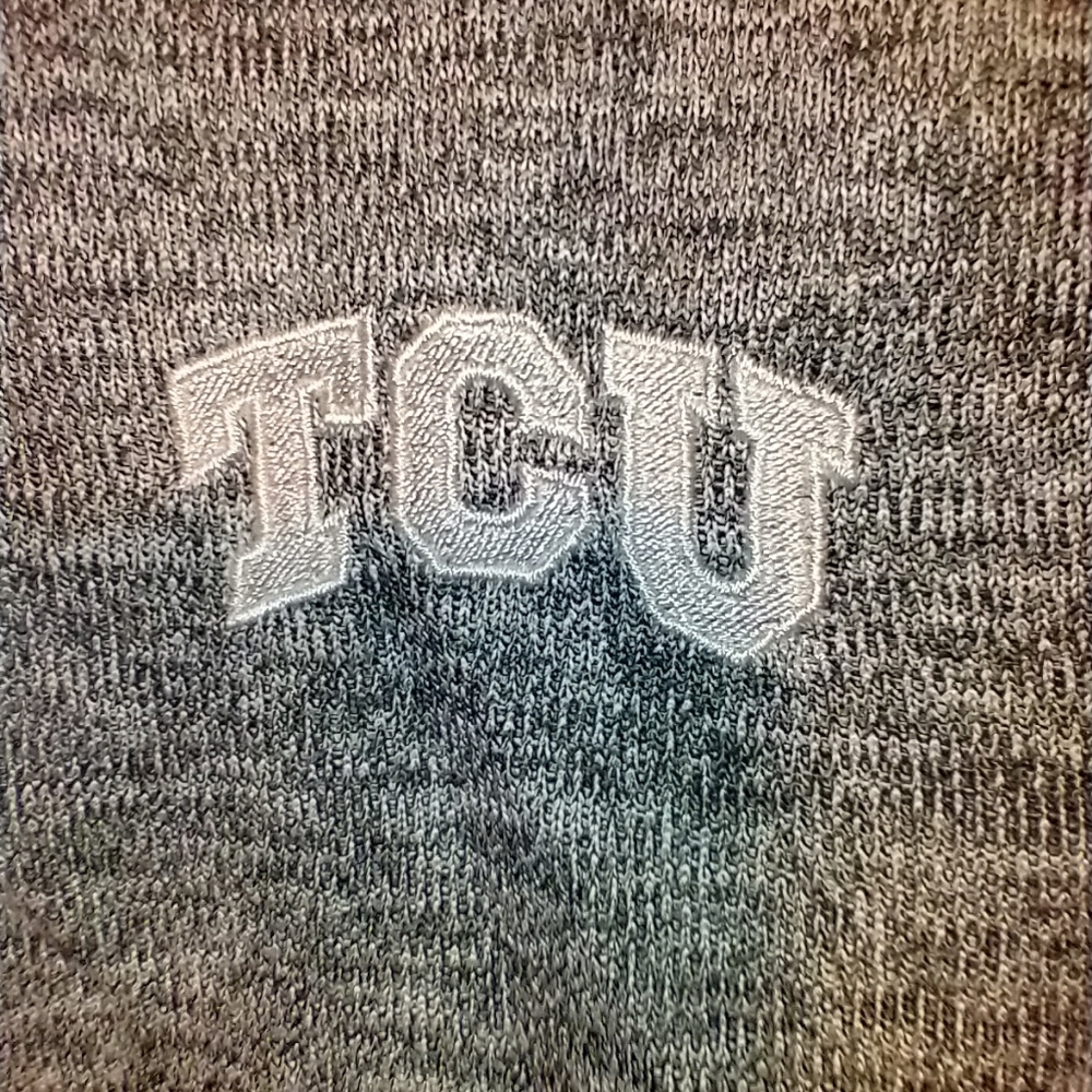Champion TCU Horned Frogs NCAA 1/4 Zip Pullover Men's sz XL. - Picture 6 of 7